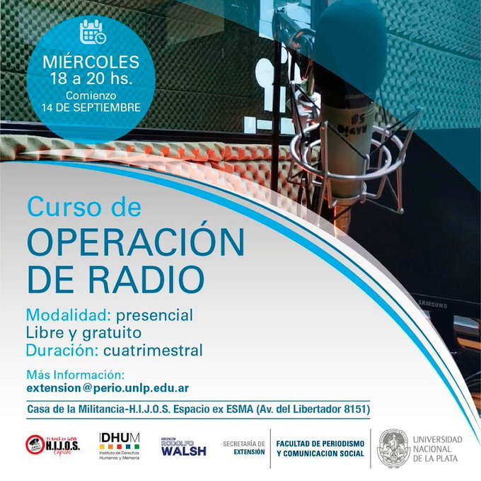 Abrió la inscripción para el curso gratuito de operación de radio